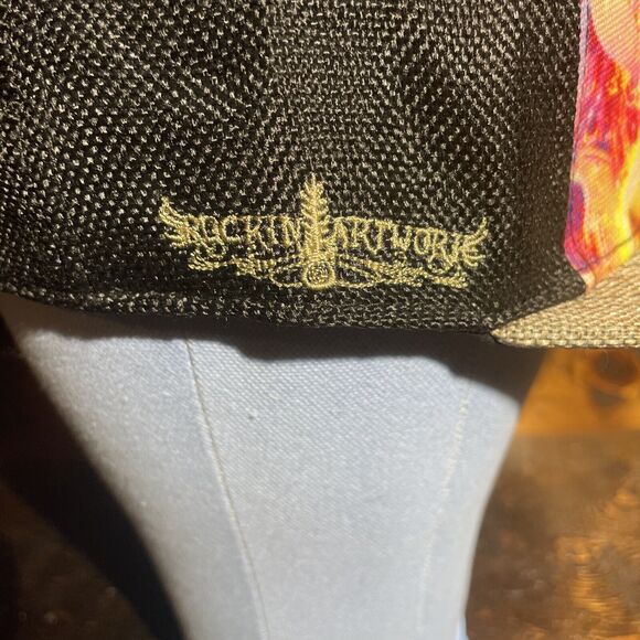 Grassroots Calif Jimi Hendrix Rocking Artwork Collection Purple Haze Hat New - Picture 4 of 7